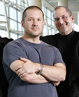 Jonathan Ive y Steve Jobs